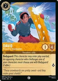 David - Protective Snowboarder - Winterspell - Disney Lorcana card