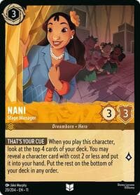 Nani - Stage Manager - Winterspell - Disney Lorcana card