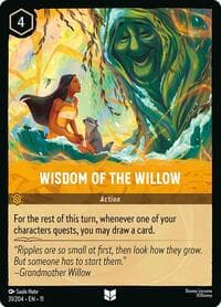 Wisdom of the Willow - Winterspell - Disney Lorcana card