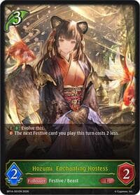 Hozumi, Enchanting Hostess - BP14: Banquet of Dreams - Shadowverse: Evolve card