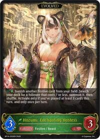 Hozumi, Enchanting Hostess (Evolved) - BP14: Banquet of Dreams - Shadowverse: Evolve card