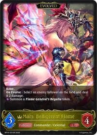 Mars, Belligerent Flame (Evolved) - BP14: Banquet of Dreams - Shadowverse: Evolve card