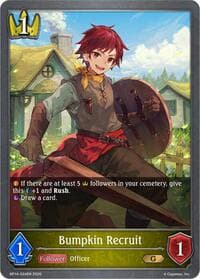 Bumpkin Recruit - BP14: Banquet of Dreams - Shadowverse: Evolve card