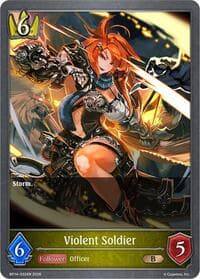 Violent Soldier - BP14: Banquet of Dreams - Shadowverse: Evolve card