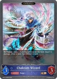 Chakram Wizard (Evolved) - BP14: Banquet of Dreams - Shadowverse: Evolve card