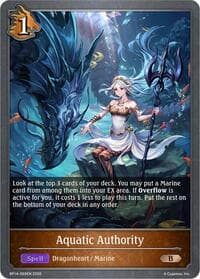 Aquatic Authority - BP14: Banquet of Dreams - Shadowverse: Evolve card