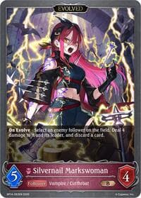 Silvernail Markswoman (Evolved) - BP14: Banquet of Dreams - Shadowverse: Evolve card