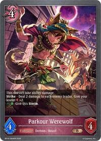 Parkour Werewolf - BP14: Banquet of Dreams - Shadowverse: Evolve card