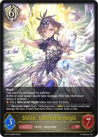 Shion, Immortal Aegis - BP14: Banquet of Dreams - Shadowverse: Evolve card