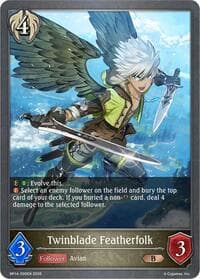 Twinblade Featherfolk - BP14: Banquet of Dreams - Shadowverse: Evolve card