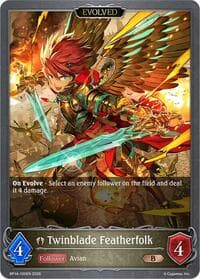 Twinblade Featherfolk (Evolved) - BP14: Banquet of Dreams - Shadowverse: Evolve card