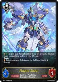 Magna Saber - BP14: Banquet of Dreams - Shadowverse: Evolve card