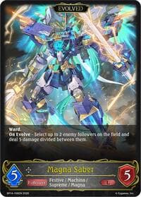 Magna Saber (Evolved) - BP14: Banquet of Dreams - Shadowverse: Evolve card