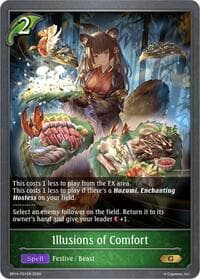 Illusions of Comfort - P01 (Foil) - BP14: Banquet of Dreams - Shadowverse: Evolve card