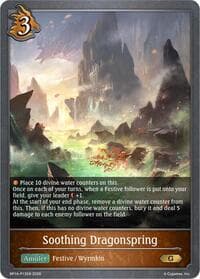 Soothing Dragonspring - P13 (Foil) - BP14: Banquet of Dreams - Shadowverse: Evolve card