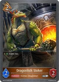 Dragonfolk Stoker - P14 (Foil) - BP14: Banquet of Dreams - Shadowverse: Evolve card