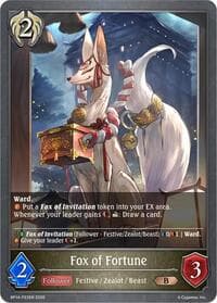 Fox of Fortune - P23 (Foil) - BP14: Banquet of Dreams - Shadowverse: Evolve card