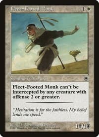 Fleet-Footed Monk - Portal - Magic: The Gathering card