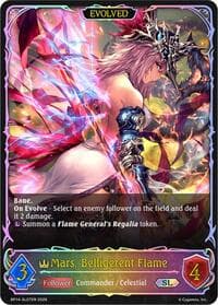 Mars, Belligerent Flame (Evolved) (SL) - BP14: Banquet of Dreams - Shadowverse: Evolve card