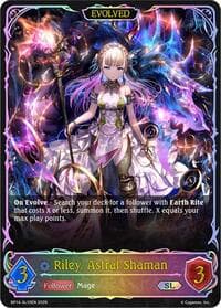 Riley, Astral Shaman (Evolved) (SL) - BP14: Banquet of Dreams - Shadowverse: Evolve card