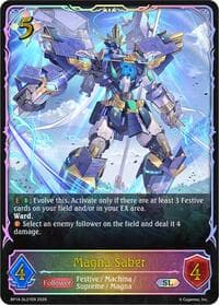 Magna Saber (SL) - BP14: Banquet of Dreams - Shadowverse: Evolve card