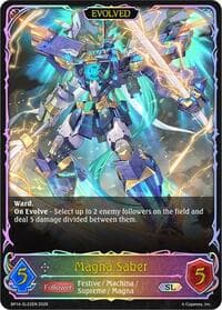 Magna Saber (Evolved) (SL) - BP14: Banquet of Dreams - Shadowverse: Evolve card