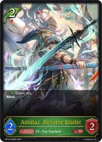 Amataz, Reverse Blader - BP15: Trial of the Omens - Shadowverse: Evolve card
