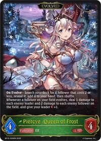 Piercye, Queen of Frost (Evolved) - BP15: Trial of the Omens - Shadowverse: Evolve card