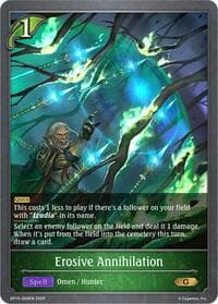 Erosive Annihilation - BP15: Trial of the Omens - Shadowverse: Evolve card
