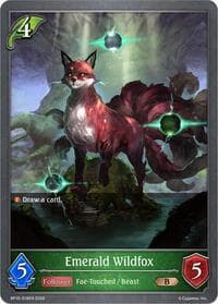 Emerald Wildfox - BP15: Trial of the Omens - Shadowverse: Evolve card