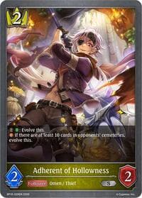 Adherent of Hollowness - BP15: Trial of the Omens - Shadowverse: Evolve card