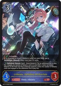 Lishenna, Melodious Destruction - BP15: Trial of the Omens - Shadowverse: Evolve card