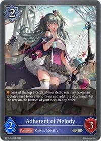Adherent of Melody - BP15: Trial of the Omens - Shadowverse: Evolve card