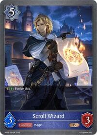 Scroll Wizard - BP15: Trial of the Omens - Shadowverse: Evolve card