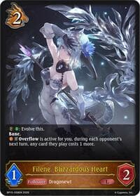 Filene, Blizzardous Heart - BP15: Trial of the Omens - Shadowverse: Evolve card