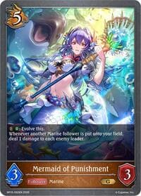 Mermaid of Punishment - BP15: Trial of the Omens - Shadowverse: Evolve card