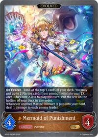 Mermaid of Punishment (Evolved) - BP15: Trial of the Omens - Shadowverse: Evolve card
