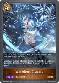 Whitefrost Blizzard - BP15: Trial of the Omens - Shadowverse: Evolve card