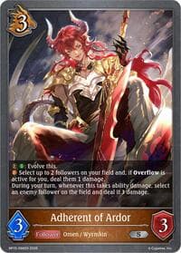 Adherent of Ardor - BP15: Trial of the Omens - Shadowverse: Evolve card
