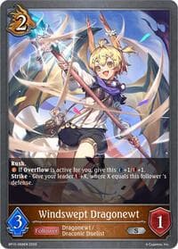 Windswept Dragonewt - BP15: Trial of the Omens - Shadowverse: Evolve card