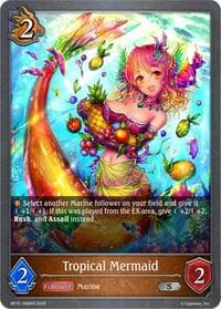 Tropical Mermaid - BP15: Trial of the Omens - Shadowverse: Evolve card