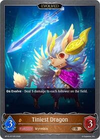 Tiniest Dragon (Evolved) - BP15: Trial of the Omens - Shadowverse: Evolve card