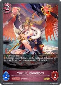 Yuzuki, Bloodlord - BP15: Trial of the Omens - Shadowverse: Evolve card