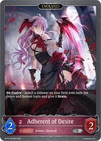 Adherent of Desire (Evolved) - BP15: Trial of the Omens - Shadowverse: Evolve card