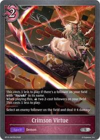 Crimson Virtue - BP15: Trial of the Omens - Shadowverse: Evolve card