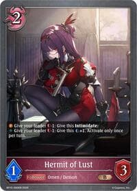 Hermit of Lust - BP15: Trial of the Omens - Shadowverse: Evolve card