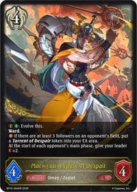 Marwynn, Repose of Despair - BP15: Trial of the Omens - Shadowverse: Evolve card