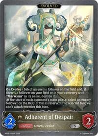 Adherent of Despair (Evolved) - BP15: Trial of the Omens - Shadowverse: Evolve card