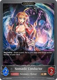 Nomadic Conductor (Evolved) - BP15: Trial of the Omens - Shadowverse: Evolve card