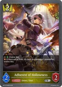 Adherent of Hollowness - P06 (Foil) - BP15: Trial of the Omens - Shadowverse: Evolve card